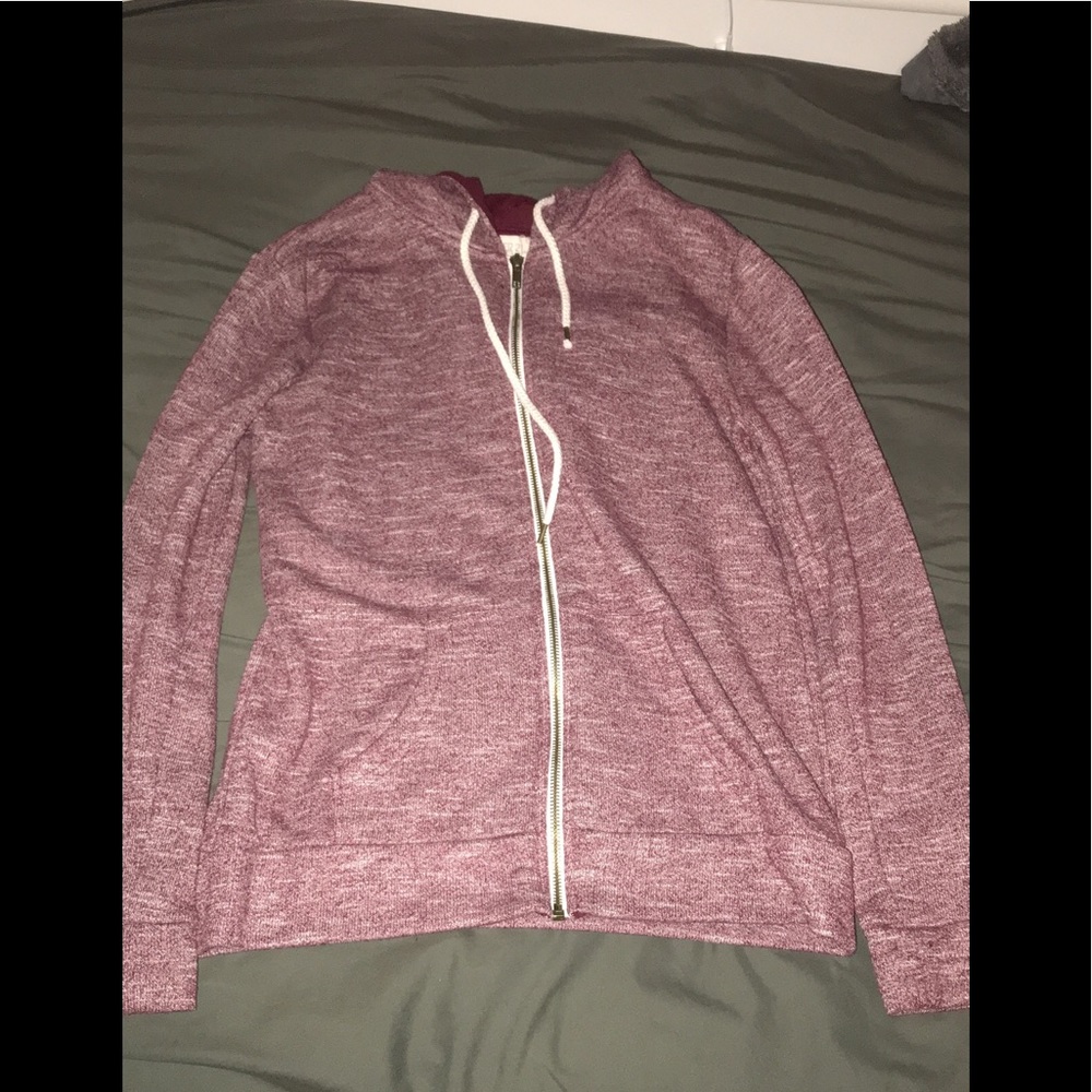 Red and white jacket